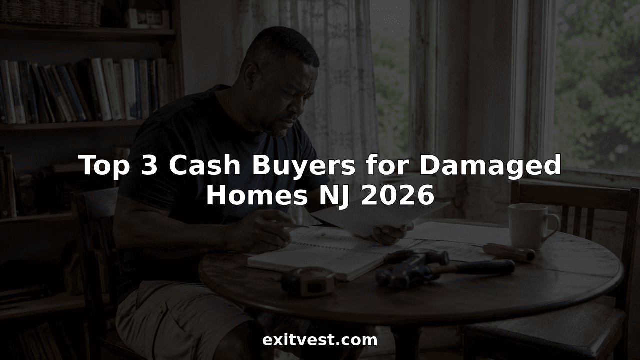 Top 3 Cash Buyers for Damaged Homes NJ 2026